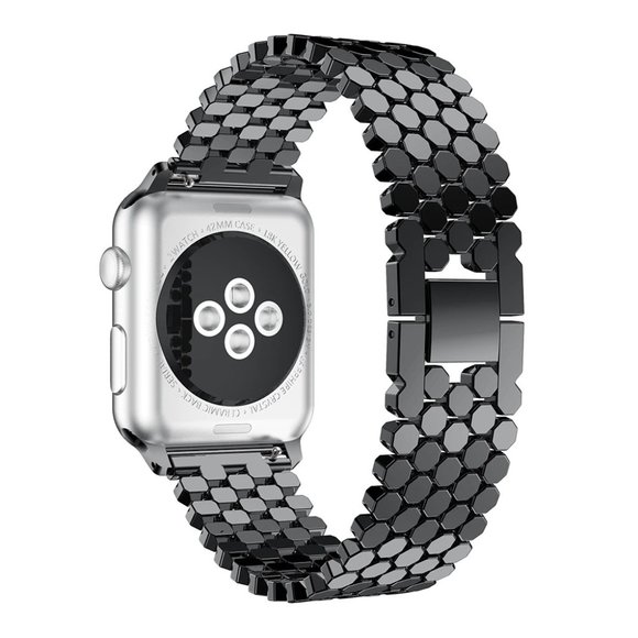 Apple Accessories - NEW Adjustable Stainless Steel Strap band For Apple Watch Black